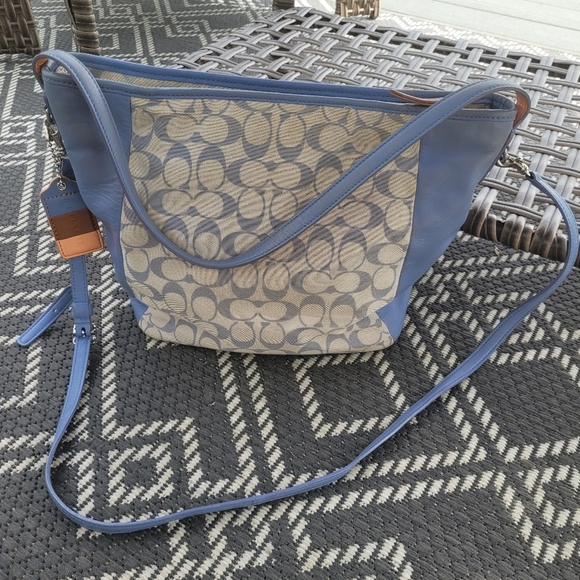 Vintage Coach Signature weekend Tote Bag - Picture 2 of 8